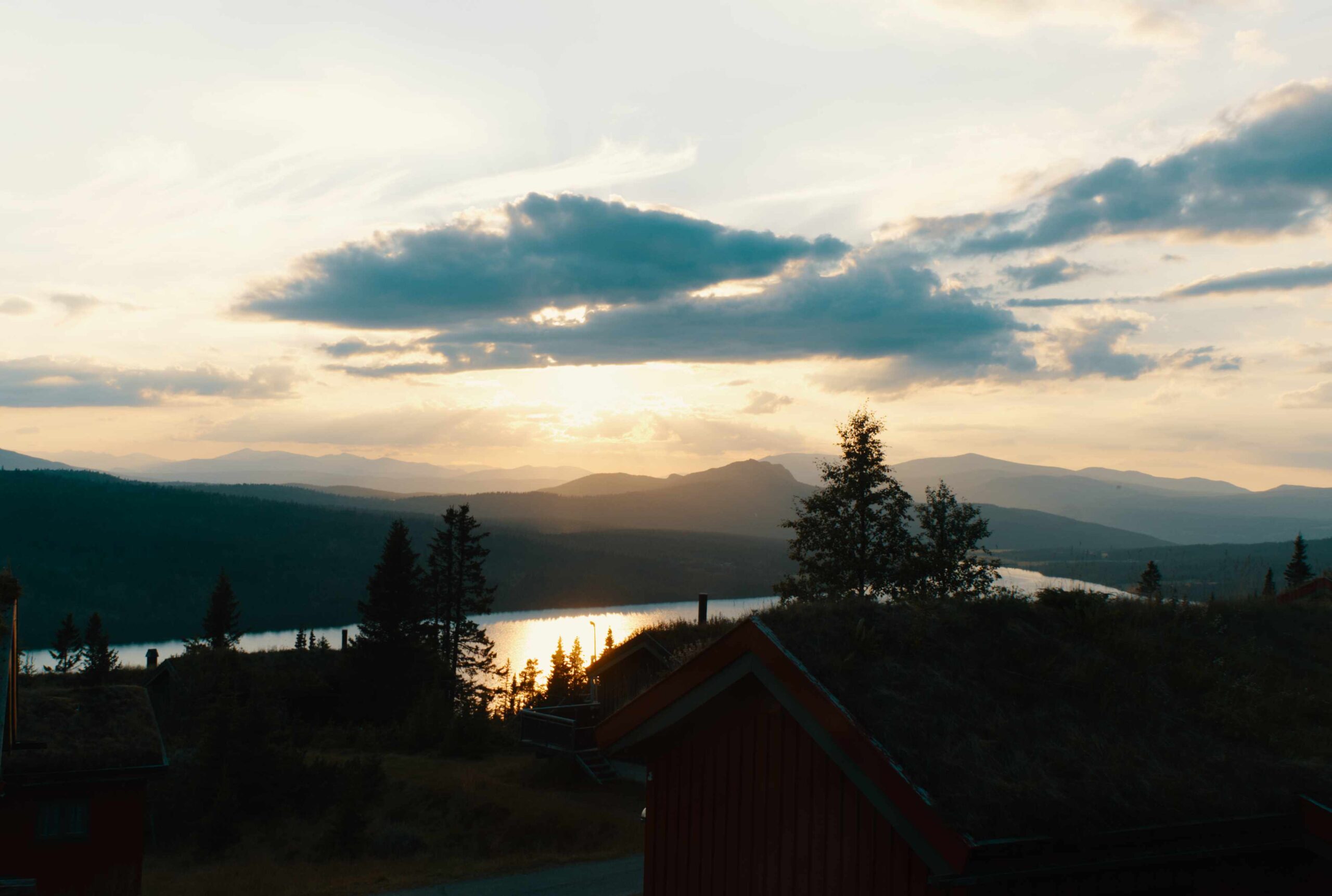 Solnedgang på Gålå