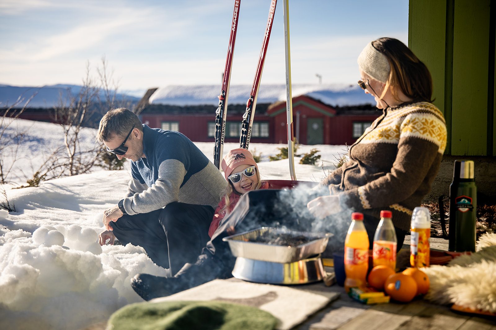 Gålå Booking hytte utsikt vinter