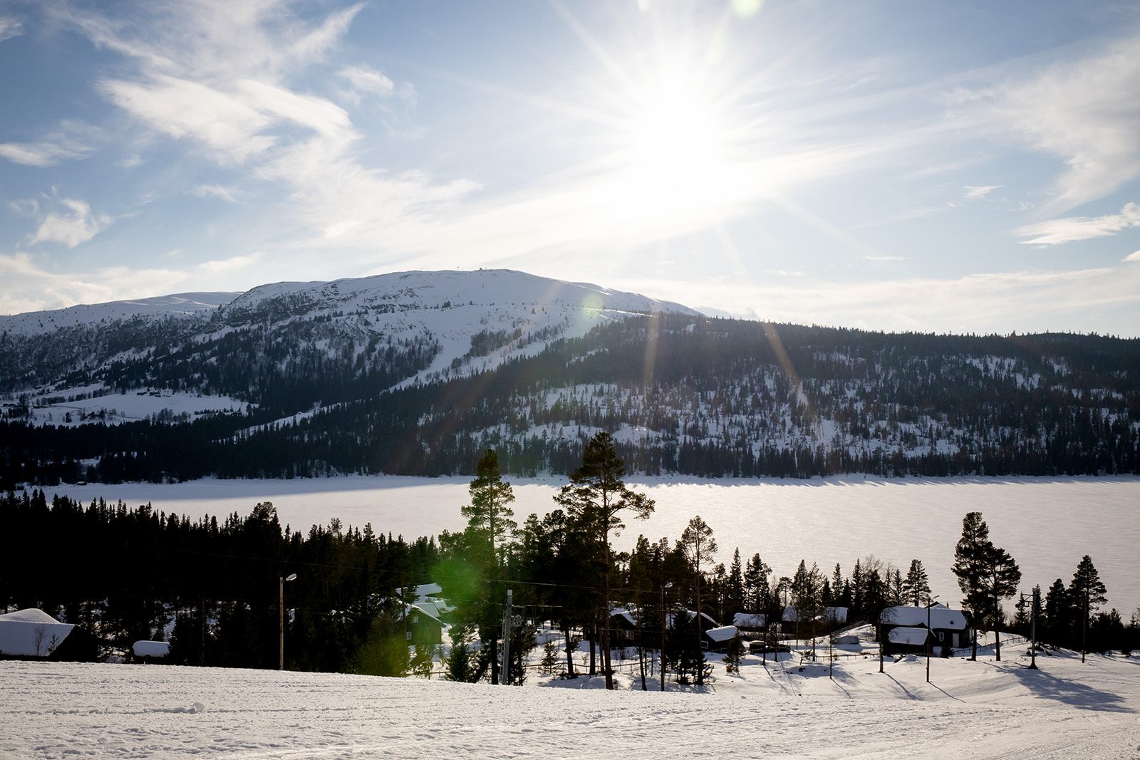 Gålå | View | Winter | Ski slope | Photo: Anne M. Steine